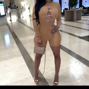 Mesh outfits available in grey , black and brown